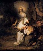 Hagar and the Angel Carel fabritius